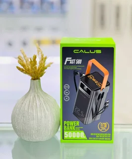 پاوربانک CALUS Fast 580 ظرفیت 50000 میلی‌آمپر ساعت | شارژ سریع 22.5 وات