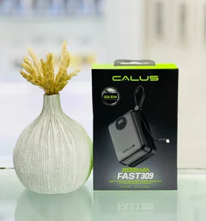 پاوربانک فست شارژ ۳۰۰۰۰ میلی‌آمپر ساعتی کالوس مدل Calus FAST309