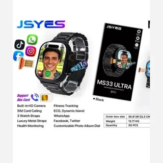 ساعت هوشمند JSYES MS33 ULTRA سیم‌کارت‌خور