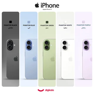 گوشی موبایل اپل مدل iPhone 17 CH دو سیم کارت ظرفیت 256 گیگابایت و رم 8 گیگابایت - نات اکتی 101632881