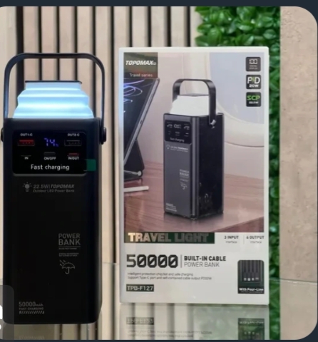 پاوربانک 50000 میلی‌آمپر توپومکس مدل Topomax TPB-F1