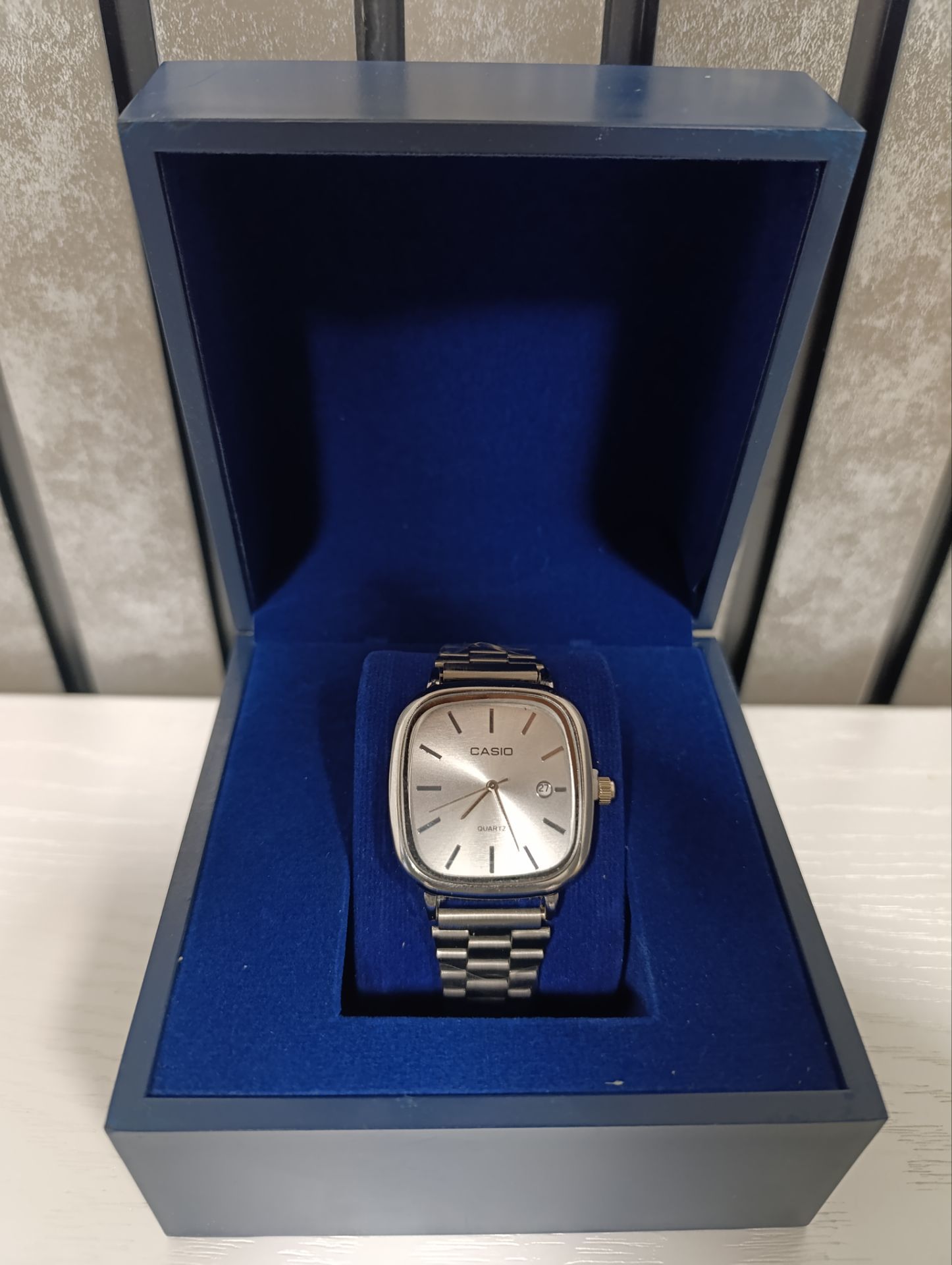 ساعت مچی کاسیو (Casio) مدل LTP-V007D-7E - طراحی کلاسیک مستطیلی استایل اولد مانی (Old Money)